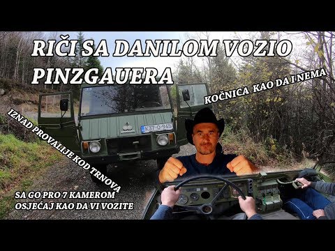 AVANTURA SA PINZGAUEROM - Vojnim vozilom iz 70 tih