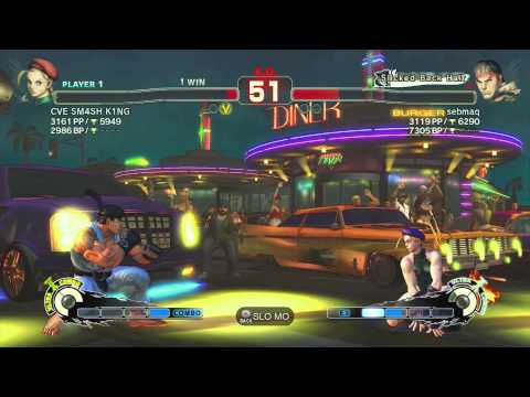 CVE SM4SH K1NG(Cammy) vs sebmaq(Ryu)