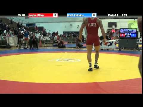 65 KG R16 - Jordan Oliver (Sunkist Kids) vs. Brett Robbins (PWC)