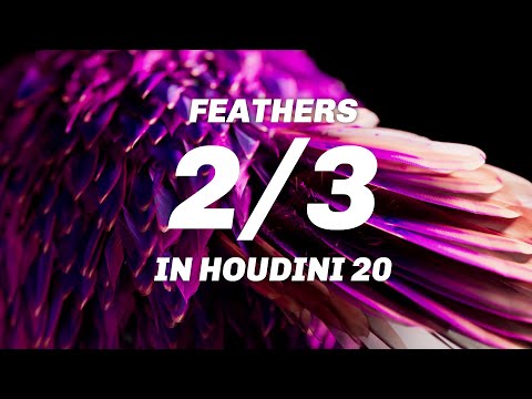 New In Houdini 20: Feathers 02 - Grooming Feathers