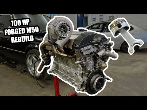 FULL DIY Engine Rebuild - $300 Forged M50 FINALLY Gets Rebuilt
