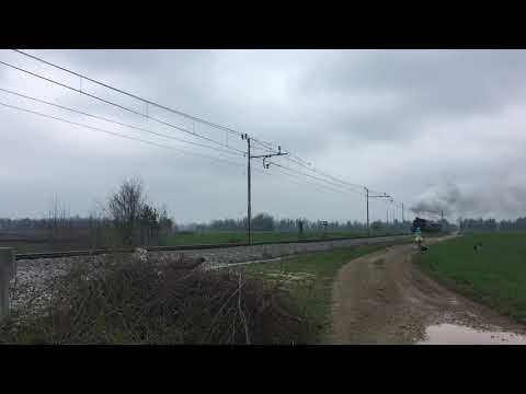 Steam train near Vrba, Slovenia