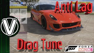 Forza Horizon 5 | Ferrari 599XX EVOLUTION  Drag Build And Tune *Anti Lag* (Forza Horizon 5 Guides)