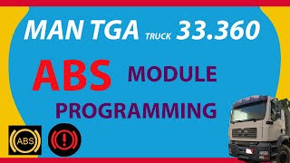 man tga truck abs module programming