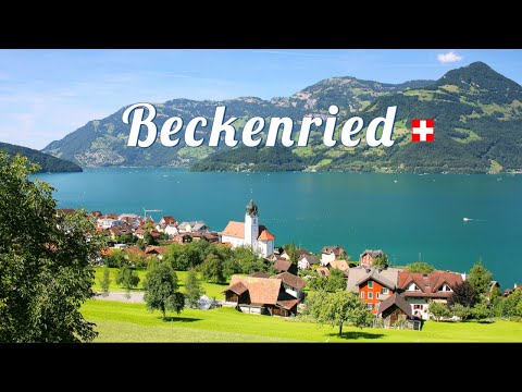 Beckenried, Switzerland 4K - A stunning village on the shores of Lake Lucerne