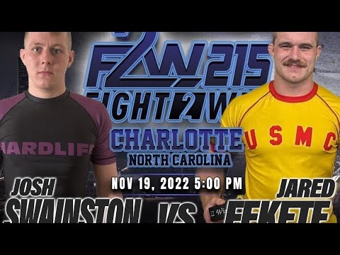 Fight to Win 215 Charlotte - Fekete vs Swainson 195lbs
