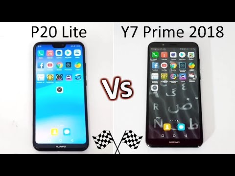 Huawei P20 Lite Vs Huawei Y7 Prime 2018 Speed Test Comparison!