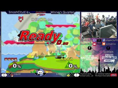 Smash City TO 16 - KirbyKaze vs Liquid