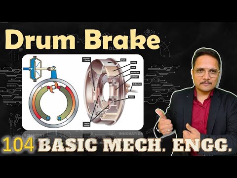 Drum Brake Shoe Brake Internal Expanding Shoe Brake Working of Drum Brake Expanding Brake BME