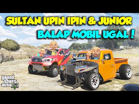 BALAP MOBIL DAKAR DIJALANAN UGAL UGALAN SULTAN UPIN IPIN - GTA V SULTAN UPIN IPIN EPISODE SPESIAL