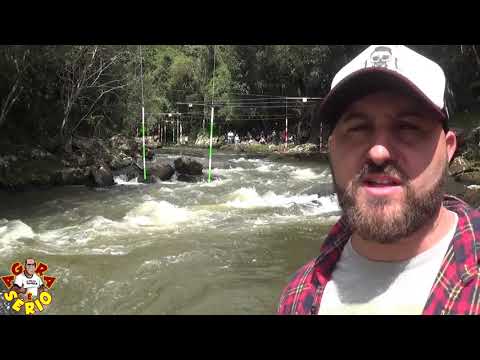 William Presidente da Associação de Rafting do Brasil no Campeonato Brasileiro de Rafting R4 no Rio Juquiá em Juquitiba