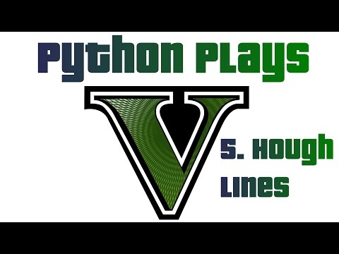 Line Finding with Hough Lines Python plays Grand Theft Auto 5 p 5