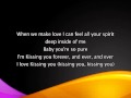 Beyonce - Still In Love (Kissing You), Lyrics In Video