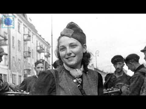 "Partisaner Marsh"  Andrea Pancur   Lyrics: Shmerke Kaczerginski Мusic:  Hanns Eisler