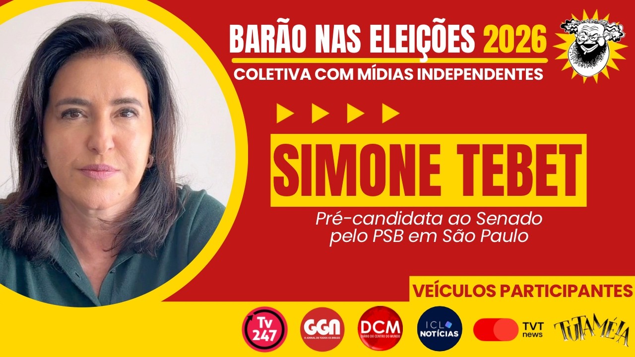 BARÃO NAS ELEIÇÕES ENTREVISTA SIMONE TEBET