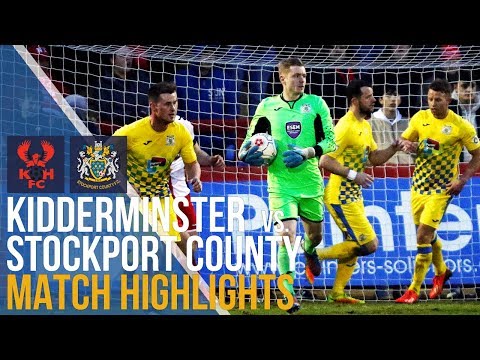 FA Trophy - Kidderminster Harriers Vs Stockport County - Match Highlights - 13.01.18