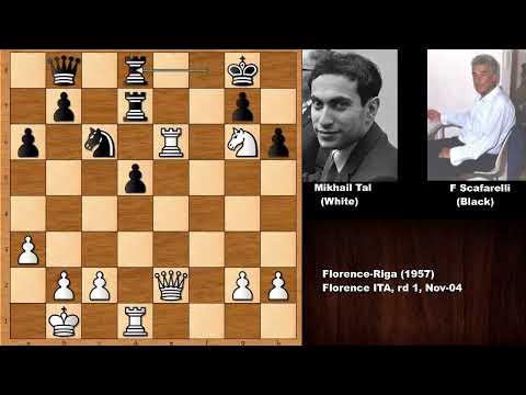 Mikhail Tal vs Francesco Scafarelli - Florence (1957)