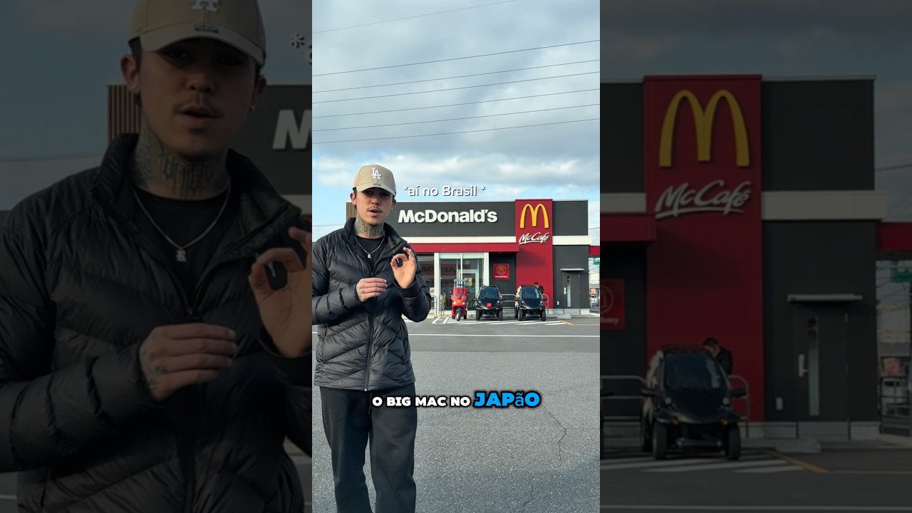 Preço do McDonald’s do Japão🇯🇵. E mais barato que o 🇧🇷?