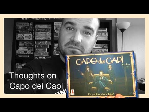 Thoughts extended in 60 seconds with Ben: Capo dei Capi