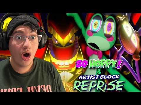 THESE DIGITAL CIRCUS SONGS ARE SO GOOD!! || SO HOPPY! & ARTIST BLOCK: REPRISE (TADC SONGS) REACTION