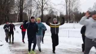 preview picture of video 'Пробежка в Выборге 1 января 2015'
