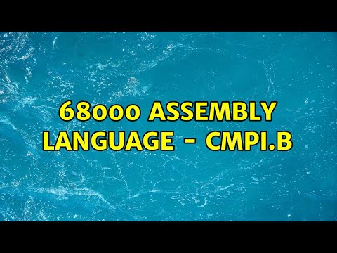 68000 Assembly Language - CMPI.B