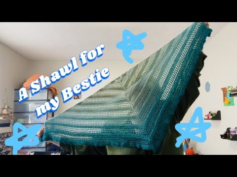Making a Shawl for My Best Friend - @KristinesCrochets Cocoa Latte Shawl