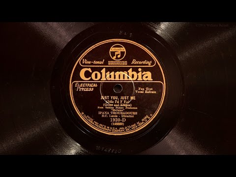 Just You, Just Me • Ipana Troubadours & Smith Ballew (Victrola Credenza)