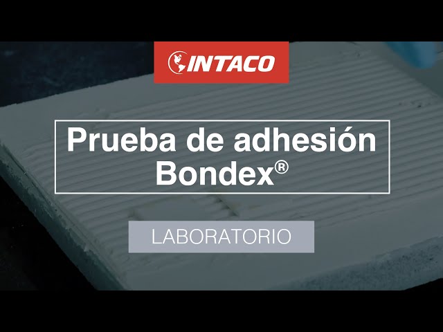 Prueba de Adhesión Bondex