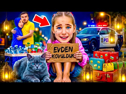 ELİF SİNEM GECE EVDEN KOVULDUK !! TÜM GECE GİZLİ GİZLİ CAFEDE KALDIK !! 