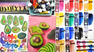 Let's Check out the NEW Tonic Watercolors in Tubes! USA Made Art Supplies!