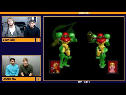 ROCKY | Atomsk & Gear vs Widl & Snacks - Winners Finals - SSBM Doubles