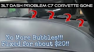 3LT Corvette leather dash problem fixed for about $20