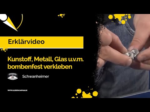 Erklärvideo: Wie man Kunstoff, Metall, Glas  uvm. in Sekundenschnelle bombenfest verkleben