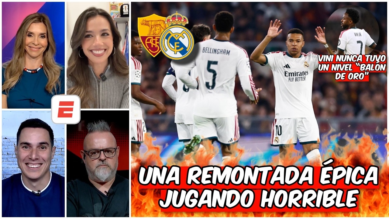 REAL MADRID jugó su PEOR PARTIDO bajo JOSÉ MOURINHO ante la ROMA. No TRANSMITE NADA | Exclusivos