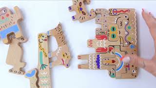 Příšerky jsou kamarádi - oboustranné puzzle