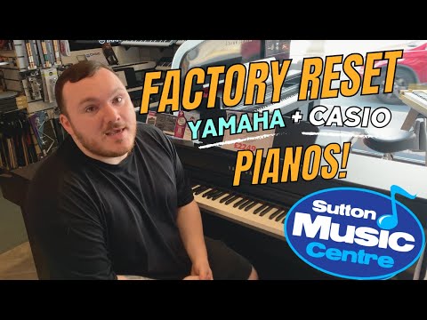 How to Factory Reset ALL Yamaha and Casio Pianos