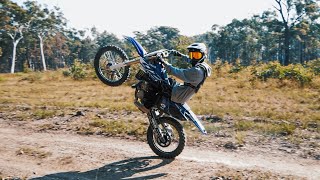 YZ125 WHEELIE PROGRESSION!