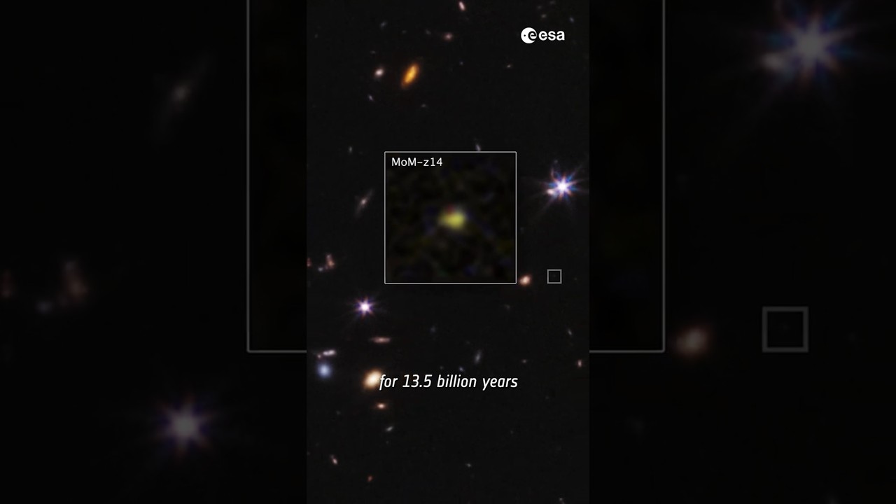 This galaxy is almost as old as the Universe! ✨