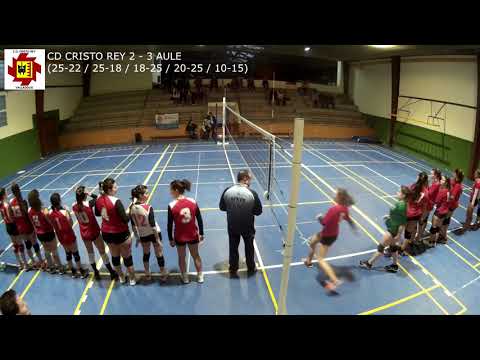 2DF de Voleibol de Castilla y Leon: CD Cristo Rey 2 - 3 AULE 16/12/2018