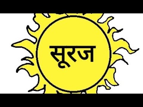 Suraj pr anuchhed likhen. Paragraph on Sun ☀️in Hindi. Aao Hindi Seekhen."सूरज" पर अनुच्छेद लिखें। Video