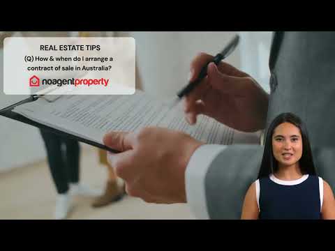 How & when do I arrange a contract of sale in Australia