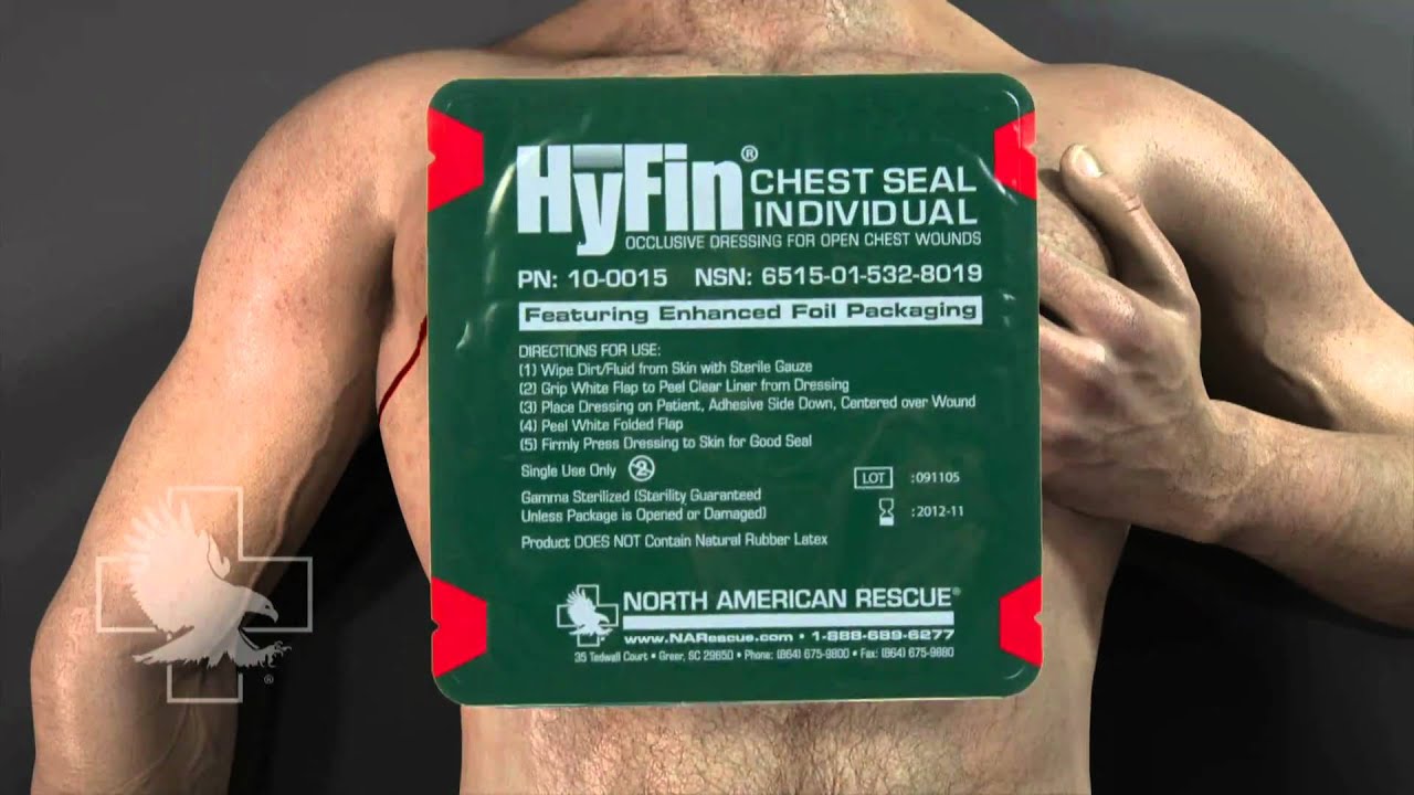 Hyfin Occlusive Chest Seal vídeo 3D em HD