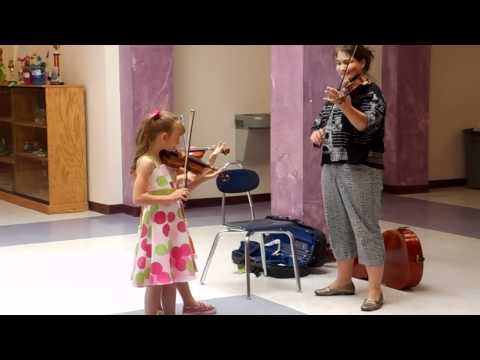 Amy's recital at Elida-The Monkey Song