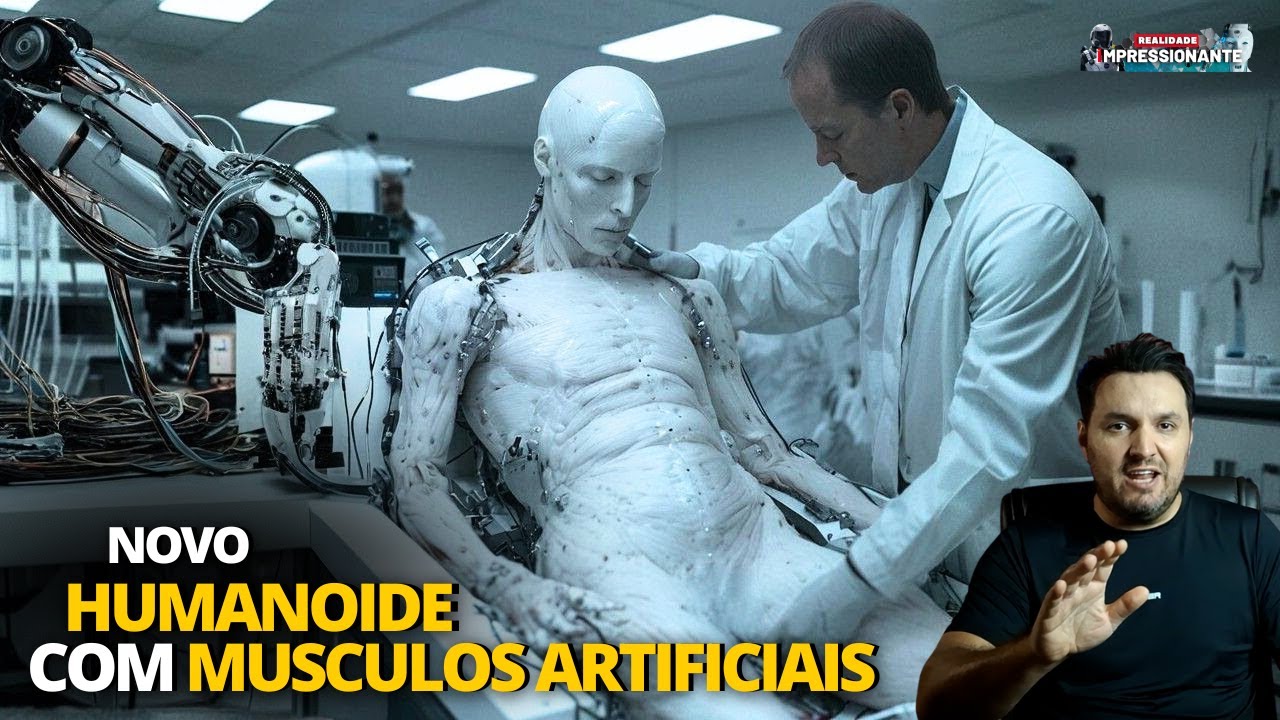 Robô humanoide se move com musculos artificiais | Musculos humanos feitos em laboratório