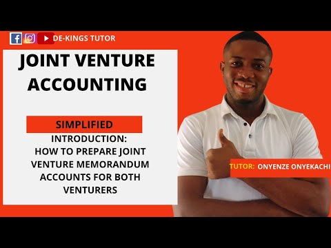 #1 JOINT VENTURE AND MEMORANDUM ACCOUNTS~ INTRODUCTION  #ACCOUNTING #JOINT