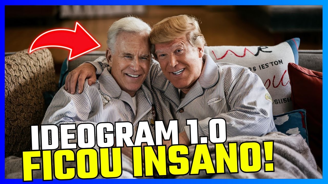 🤯NOVO Ideogram 1.0 é o MELHOR Gerador de Imagens com IA. NÃO tem Censura! #ideogram