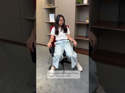 Gambar Informa G Sora Kursi Kantor Sandaran Rendah - Merah/Hitam