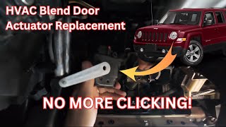 Jeep Patriot Blend Door Actuator Replacement | Easy Fix for HVAC Issues