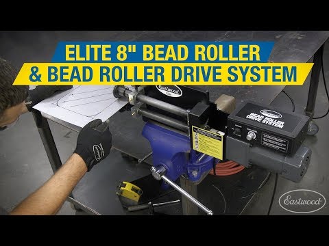 Elite 8" Bead Roller & Bead Roller Drive System Combo - Attach a Motor to your Bead Roller! Eastwood